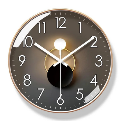 Contemporary Decorative Wall Clock with Sleek Style - Luxicro