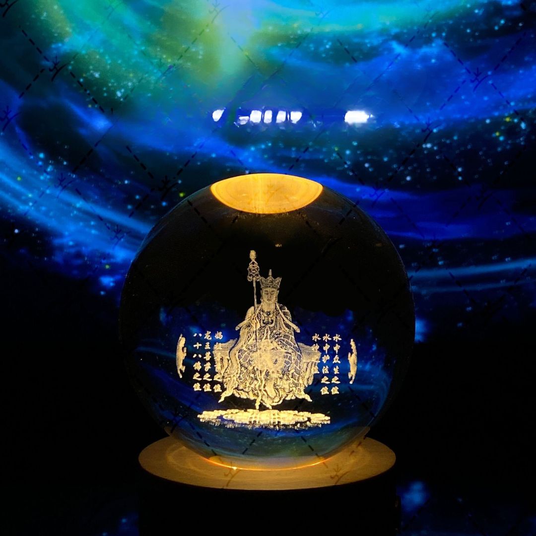 Shining Crystal Orb Decoration