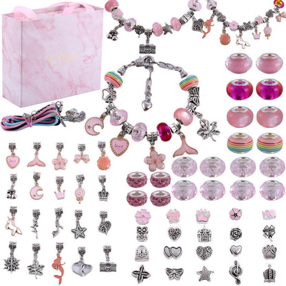 Fun Bead Jewelry Making Kit For Kids With Sparkly Gems