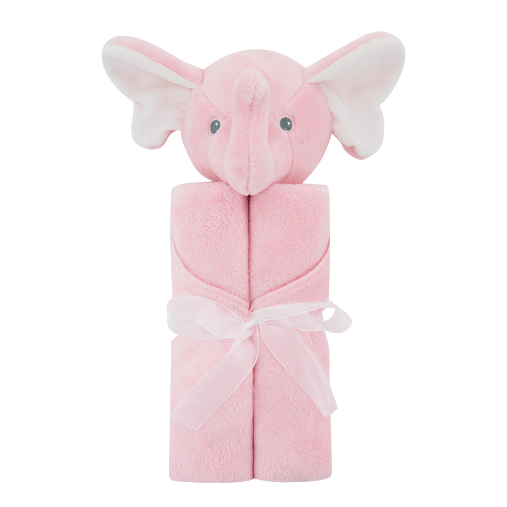 Cozy Teddy Baby Blanket with Sweet Rabbit