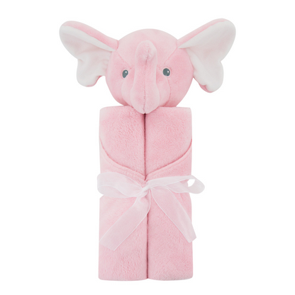 Cozy Teddy Baby Blanket with Sweet Rabbit