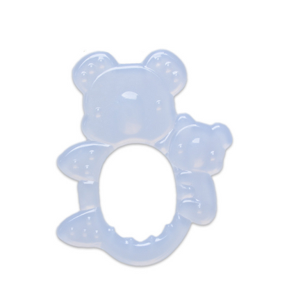 Gentle Infant Teether Toy Set with Colorful Silicone Rings