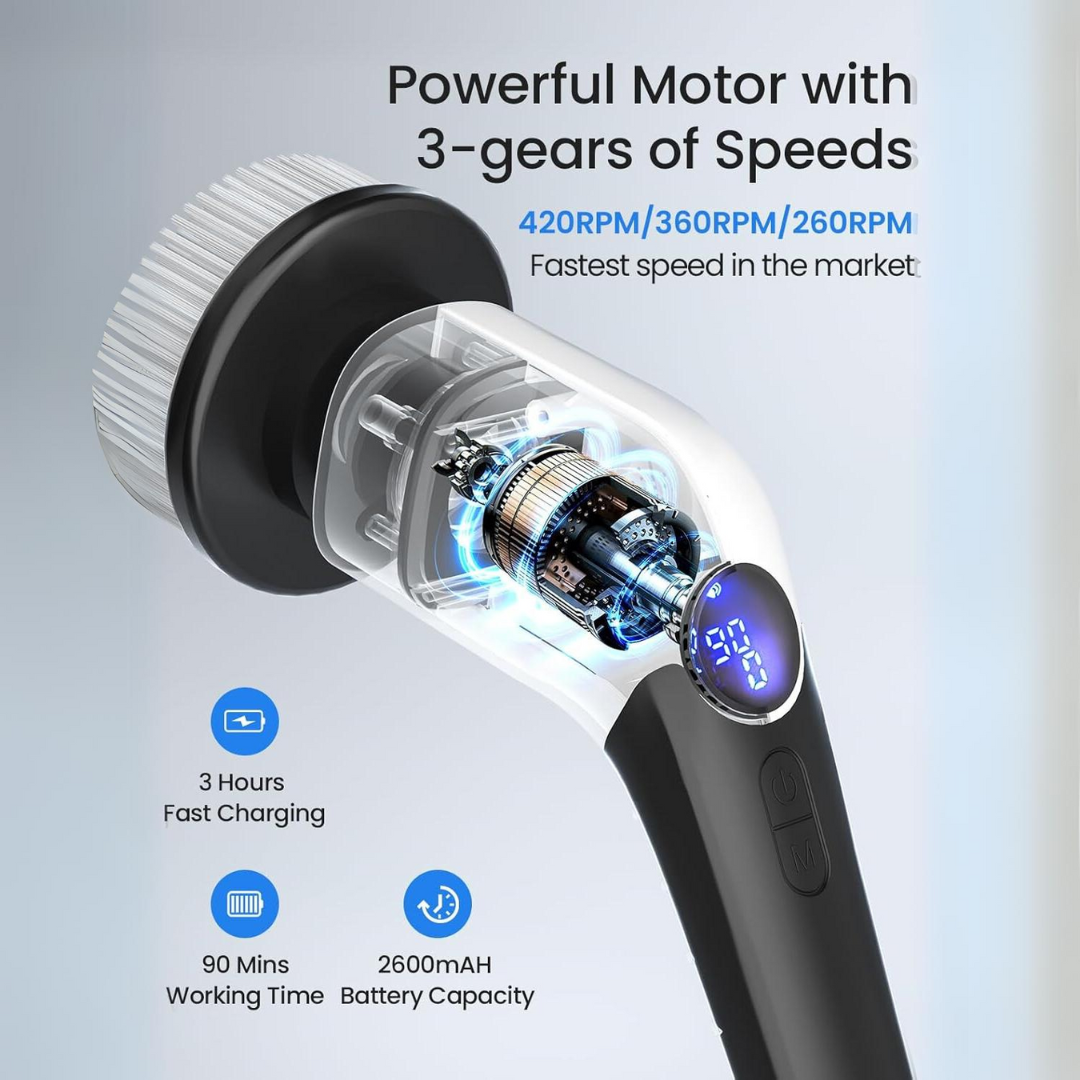 Quick Power Spin Brush Washer
