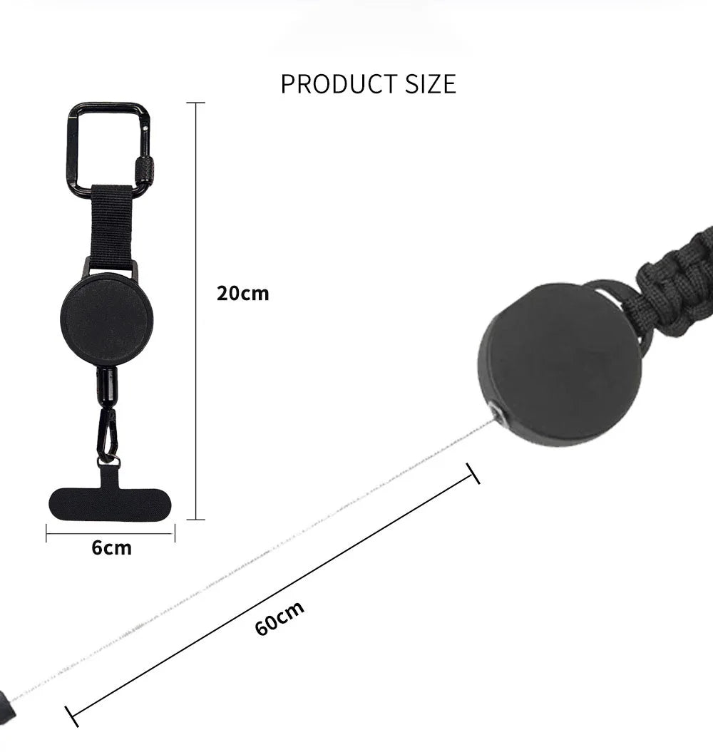 Adjustable Phone Safety Mount With Secure Belt Clip