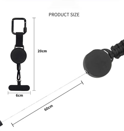 Adjustable Phone Safety Mount With Secure Belt Clip