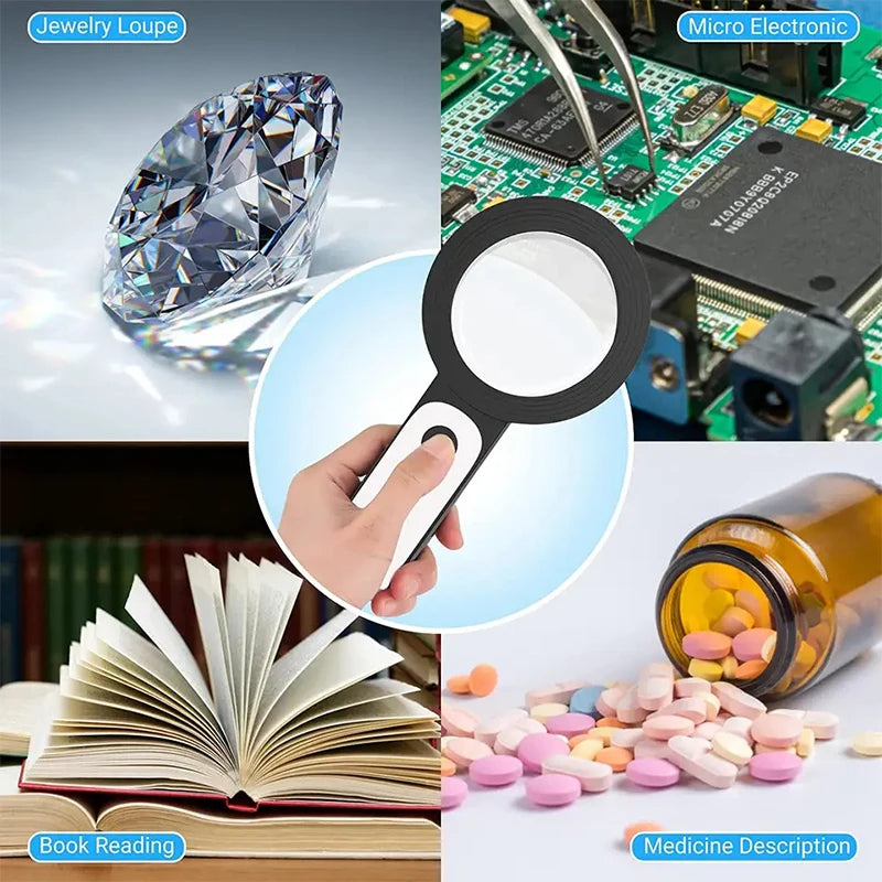 Large Print Magnifying Glass for Easy Reading