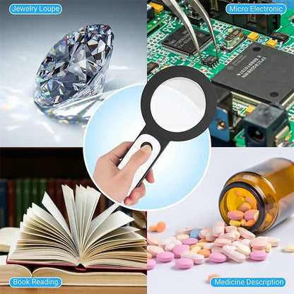 Large Print Magnifying Glass for Easy Reading