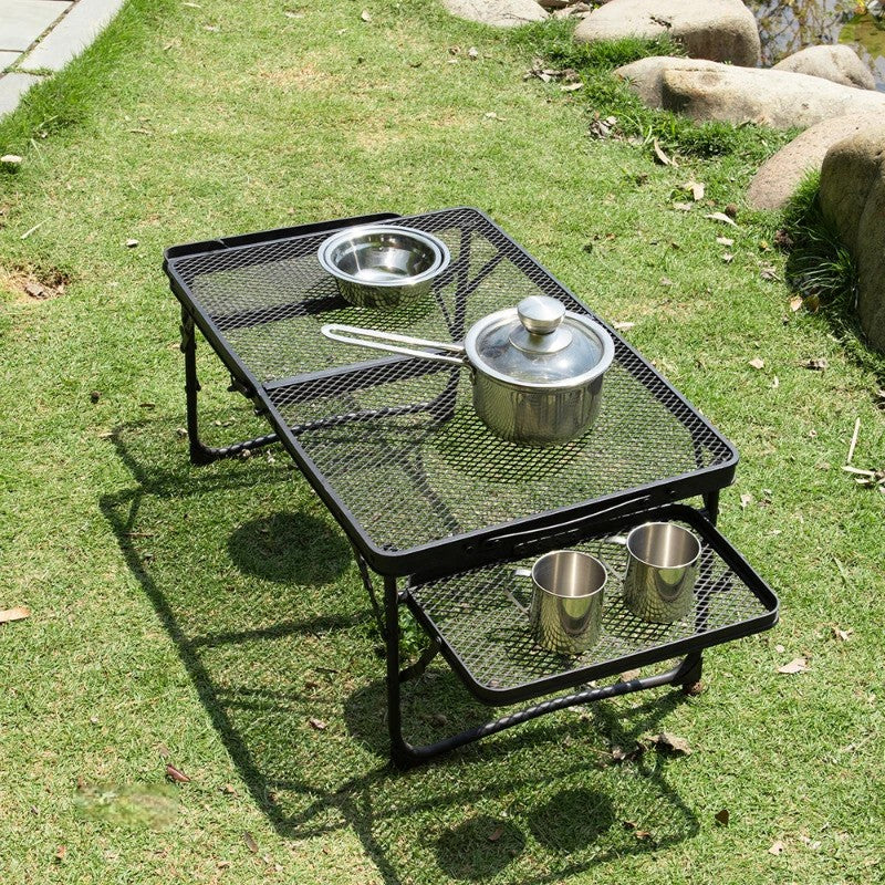 Portable Collapsible Camping BBQ Table