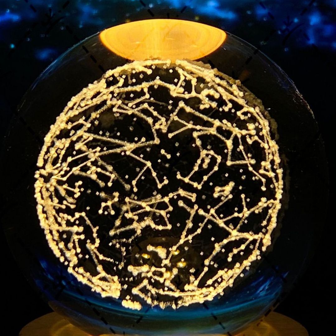 Shining Crystal Orb Decoration