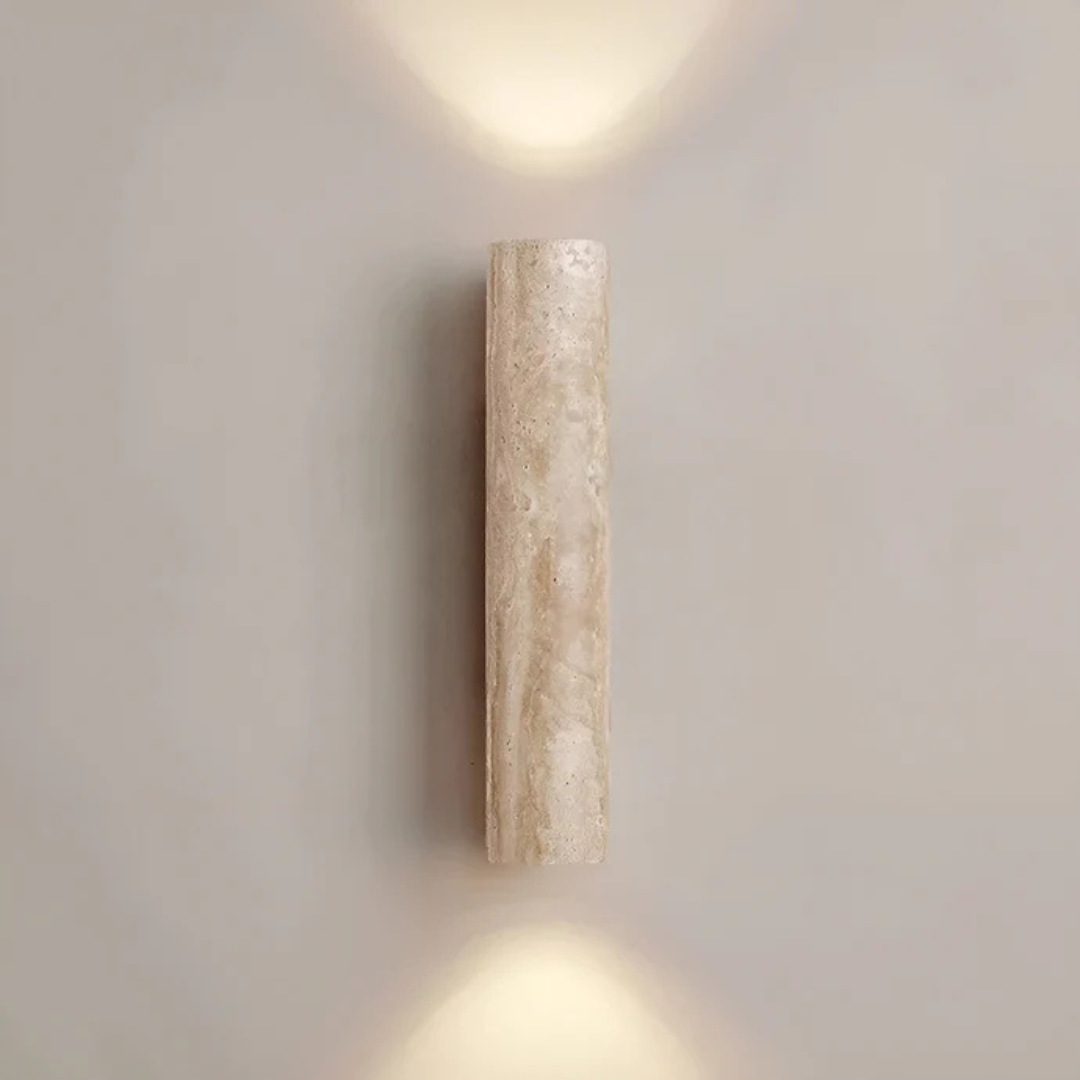 Rustic Rock LED Indoor Wall Lamp