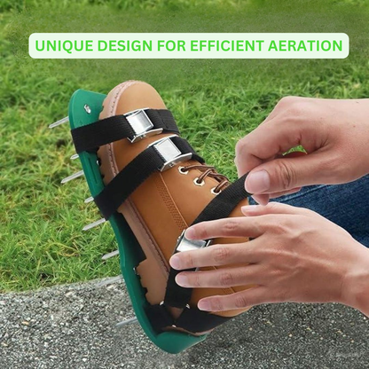 Gardening Aerator Sandals with Heavy Duty Spikes