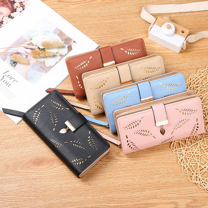 Fashionable Ladies Floral Large Wallet