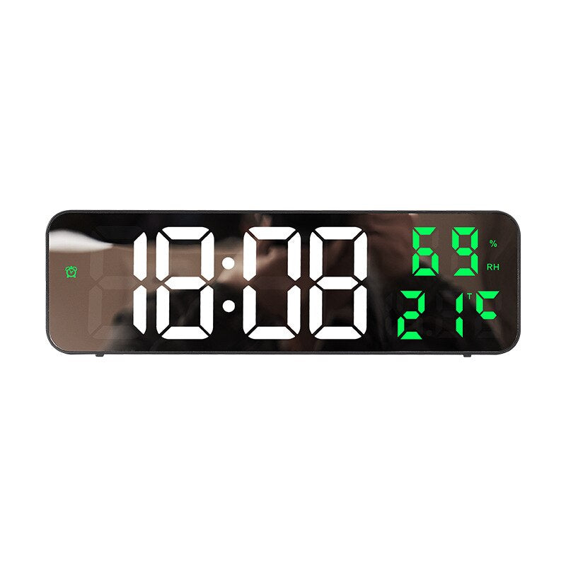 Accurate LED Wall Clock with Temp and Humidity Display