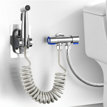 Easy Clean Portable Toilet Bidet Sprayer Kit - Luxicro