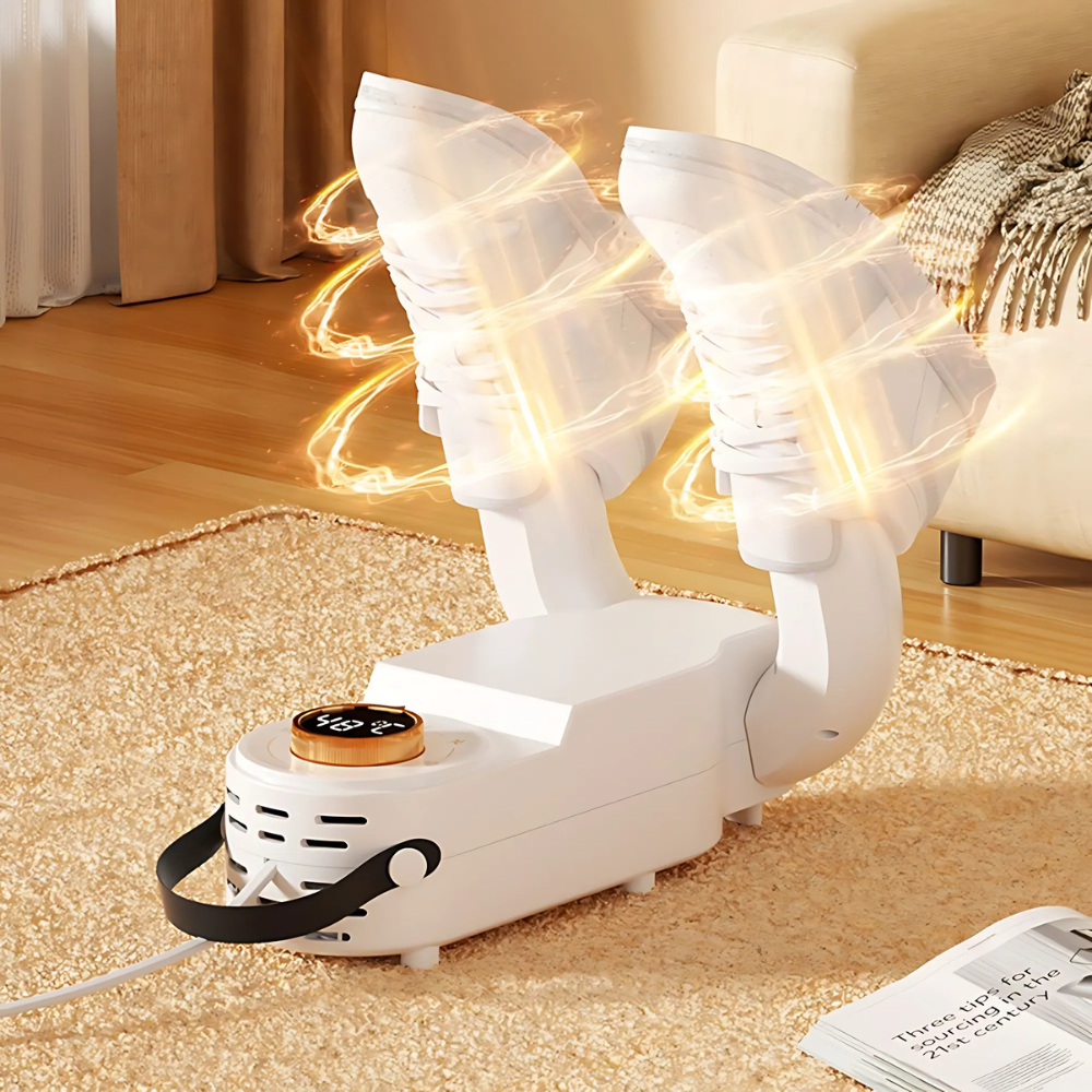 Fast Shoe Dryer and Heater with UV Light - Luxicro