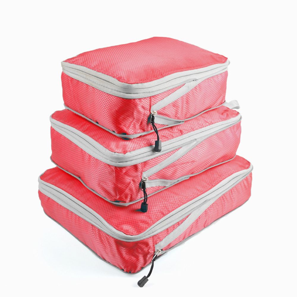 3 Pack Travel Space Saver Luggage Organizer Bags