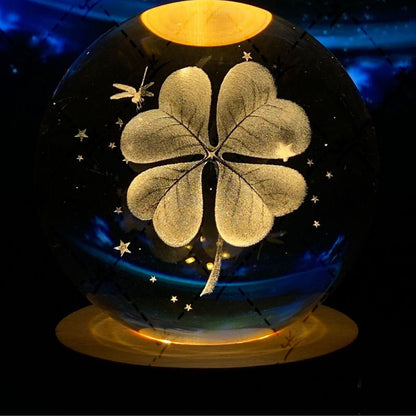 Shining Crystal Orb Decoration