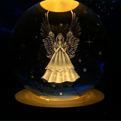 Shining Crystal Orb Decoration
