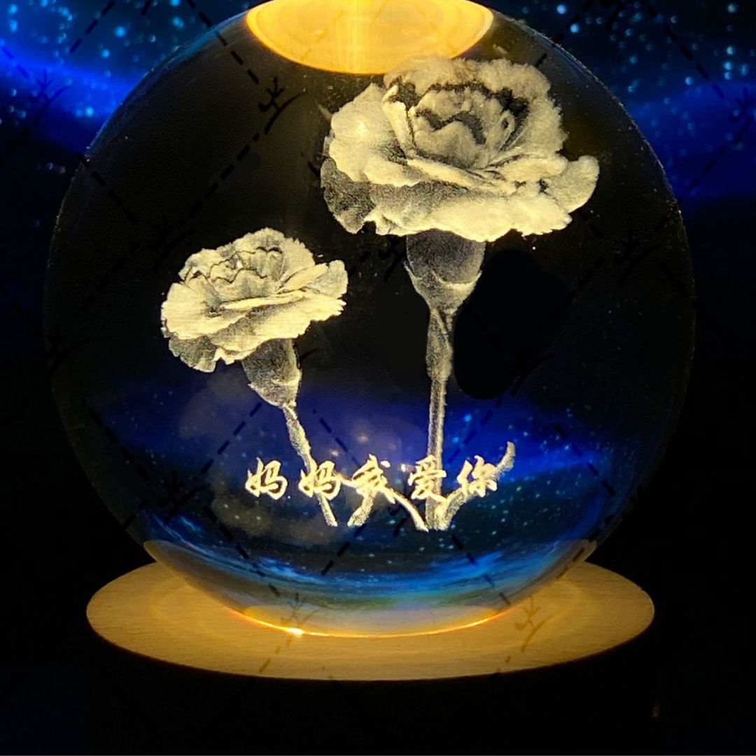 Shining Crystal Orb Decoration