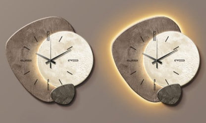 Classic White Wooden Wall Clock