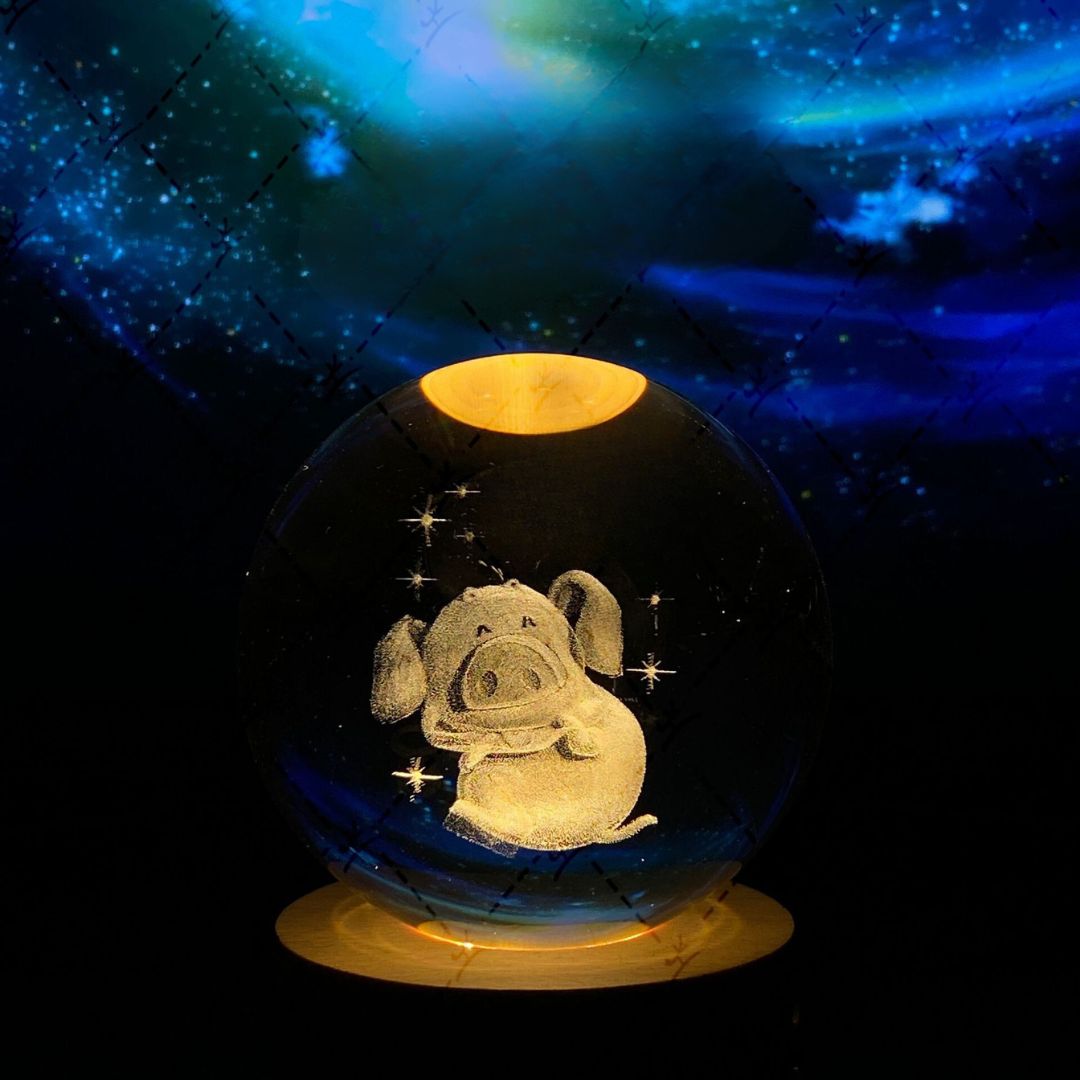 Shining Crystal Orb Decoration