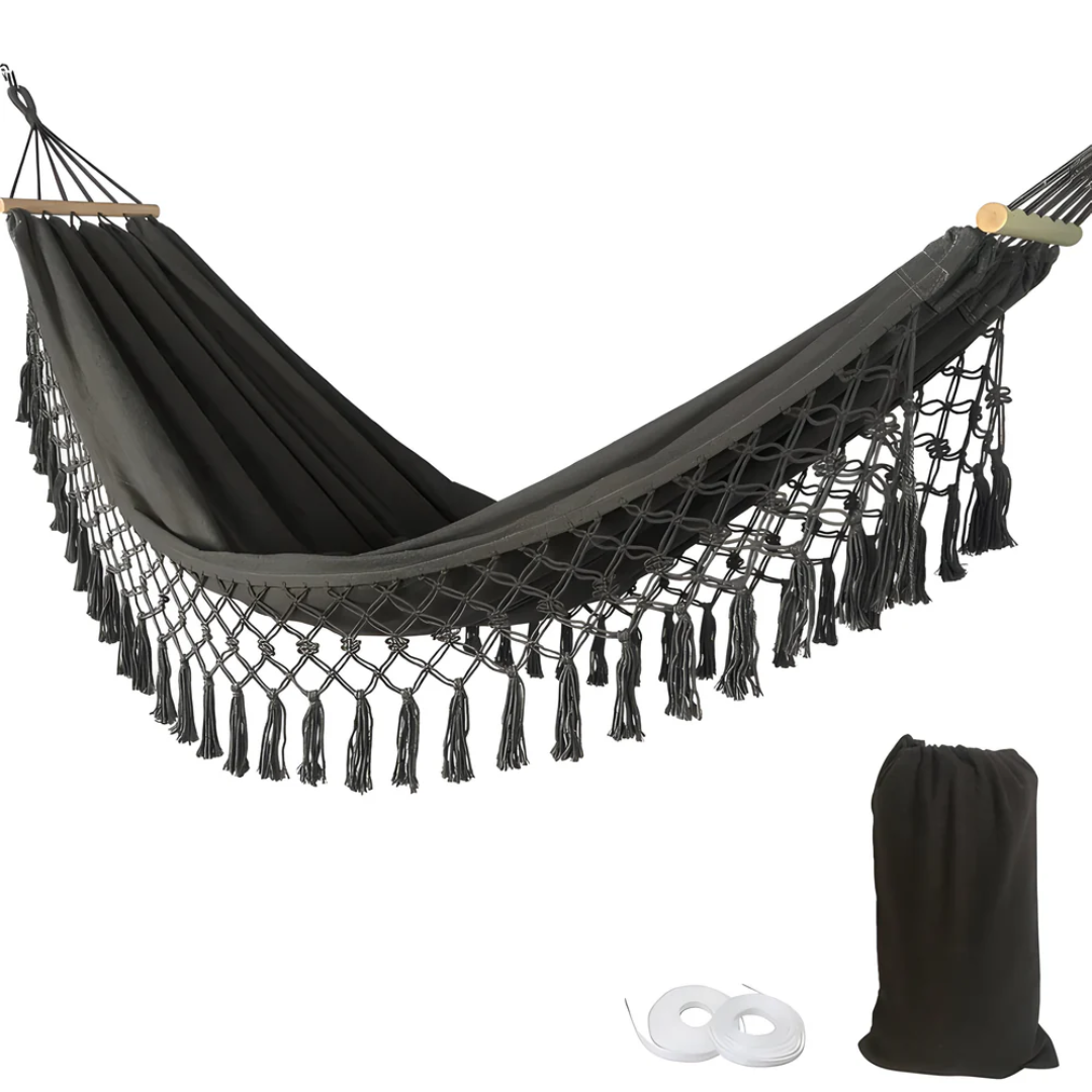 Comfy Fabric Boho Swing Hammock