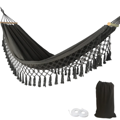 Comfy Fabric Boho Swing Hammock