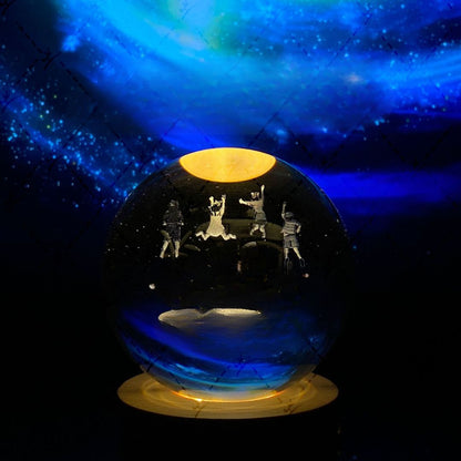 Shining Crystal Orb Decoration