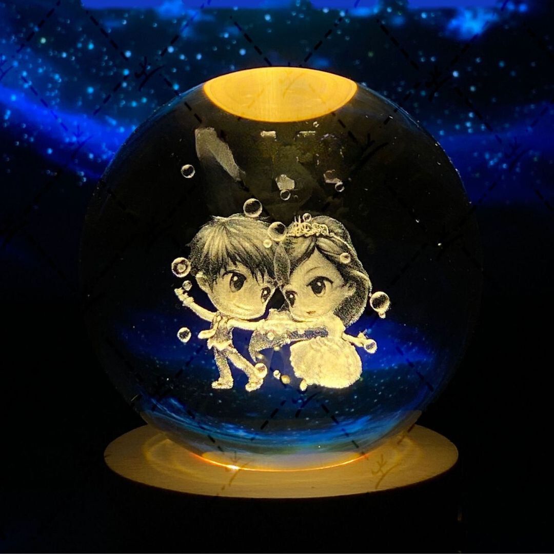 Shining Crystal Orb Decoration