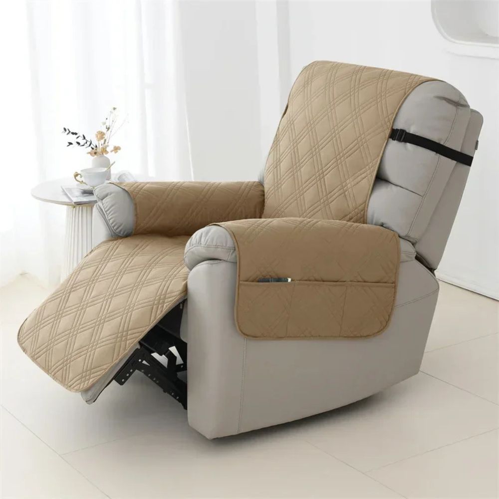 Durable Faux Leather Pet Proof Recliner Slipcover - Luxicro