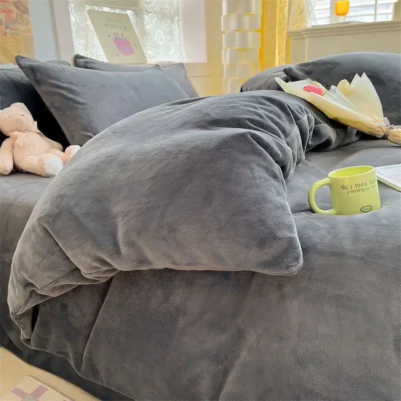 Cozy Warm Fleece Bedding Set