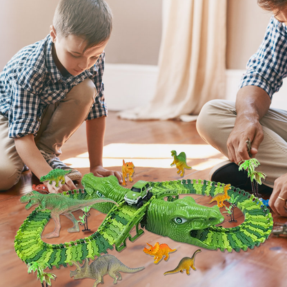 Colorful Toy Train Track Set