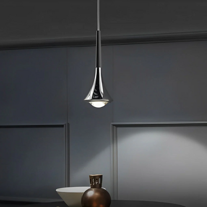 Modern Chrome Hanging Pendant Lamp