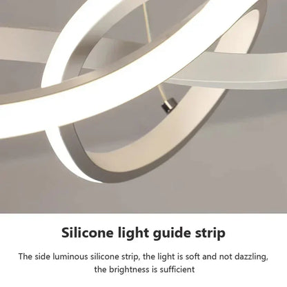 Modern Wave LED Ceiling Lamp