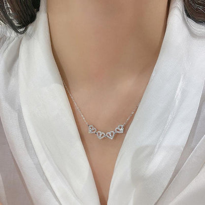 Delicate Lucky Clover Pendant Necklace