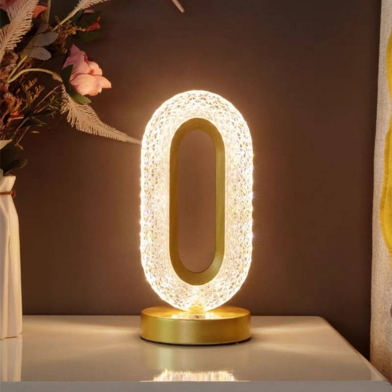 Elegant Clear Desk Lamp