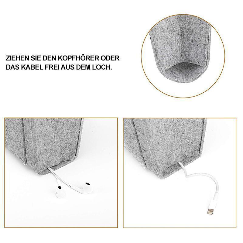 Stylish Felt Hanging Storage Bag for Home Office