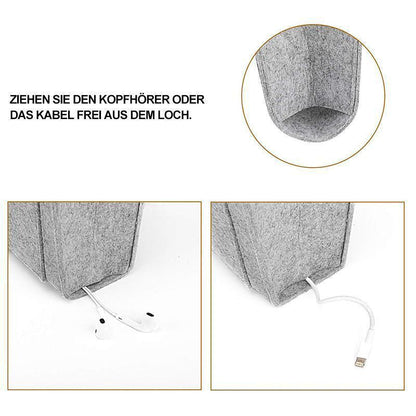 Stylish Felt Hanging Storage Bag for Home Office