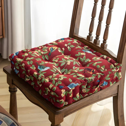 Vibrant Garden Bird Throw Pillow - Luxicro