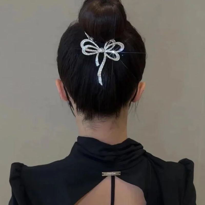 Delicate Floral Hair Clip Light