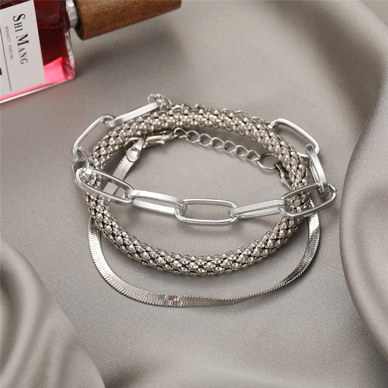 Stylish 3pc Fashionable Bangle Set