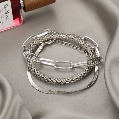 Stylish 3pc Fashionable Bangle Set