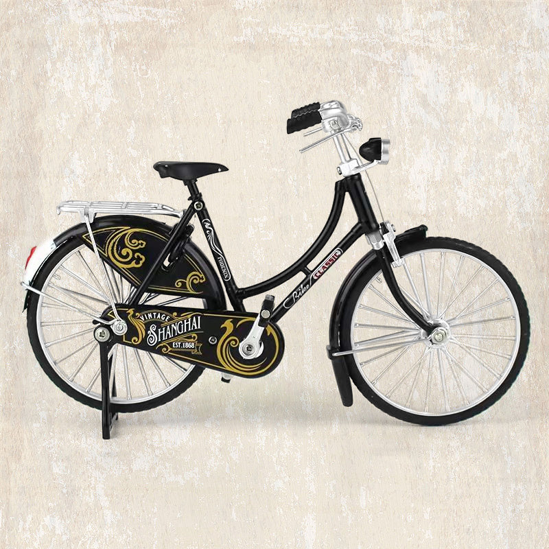 Classic Bicycle Small Collectible Statue