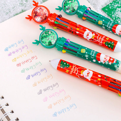 Bright Festive Sparkle Pens Set