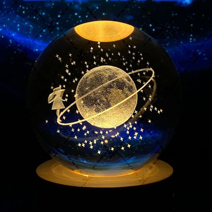 Shining Crystal Orb Decoration