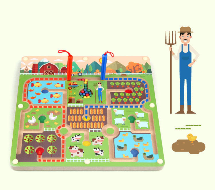 Colorful Interactive Puzzle Toy for Children's Learning