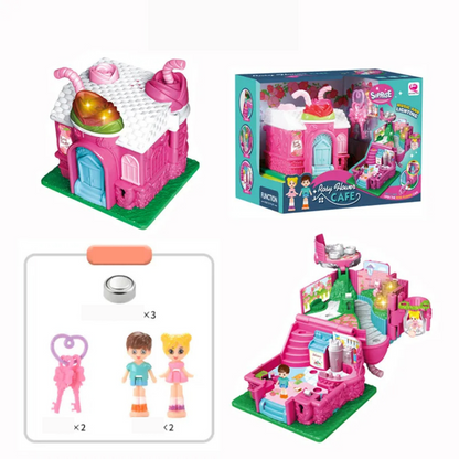 Small Adorable Doll House with Play Areas