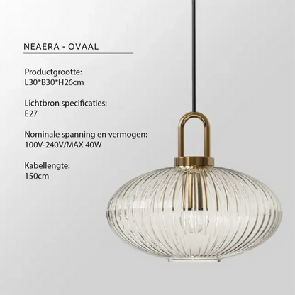 Elegant Pendant Glass Lamp