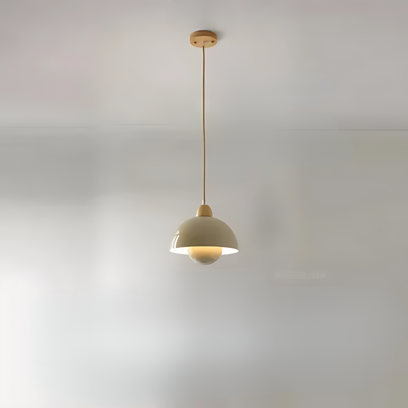 Farmhouse Wooden Pendant Light for Warm Home Decor