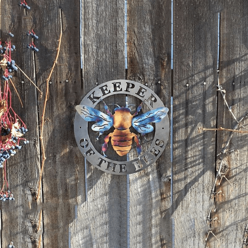 Rustic Honey Bee Iron Wall Decor